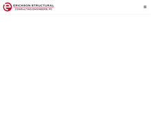 Tablet Screenshot of ericksonstructural.com